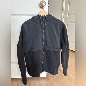 Men’s Black Hooded Jacket w/ fleece lining